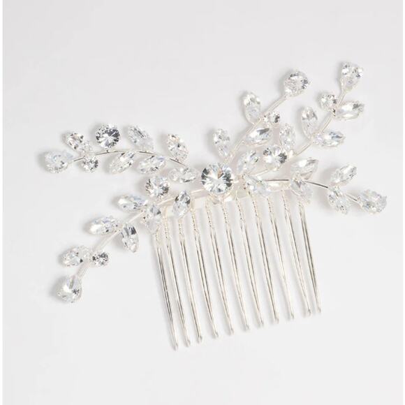 NWT Lovisa Silver and Pearl Hair Combs Wedding Updo (2 combs) main image 4